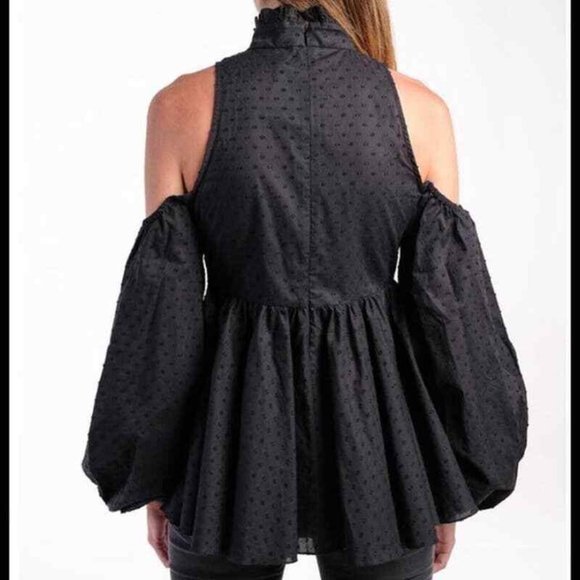 Caroline constas mock neck top - Picture 2 of 5